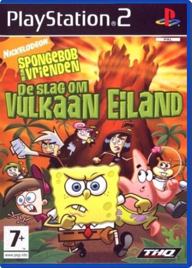 Spongebob en zijn Vrienden: De Slag om Vulkaaneiland - Playstation 2 Games