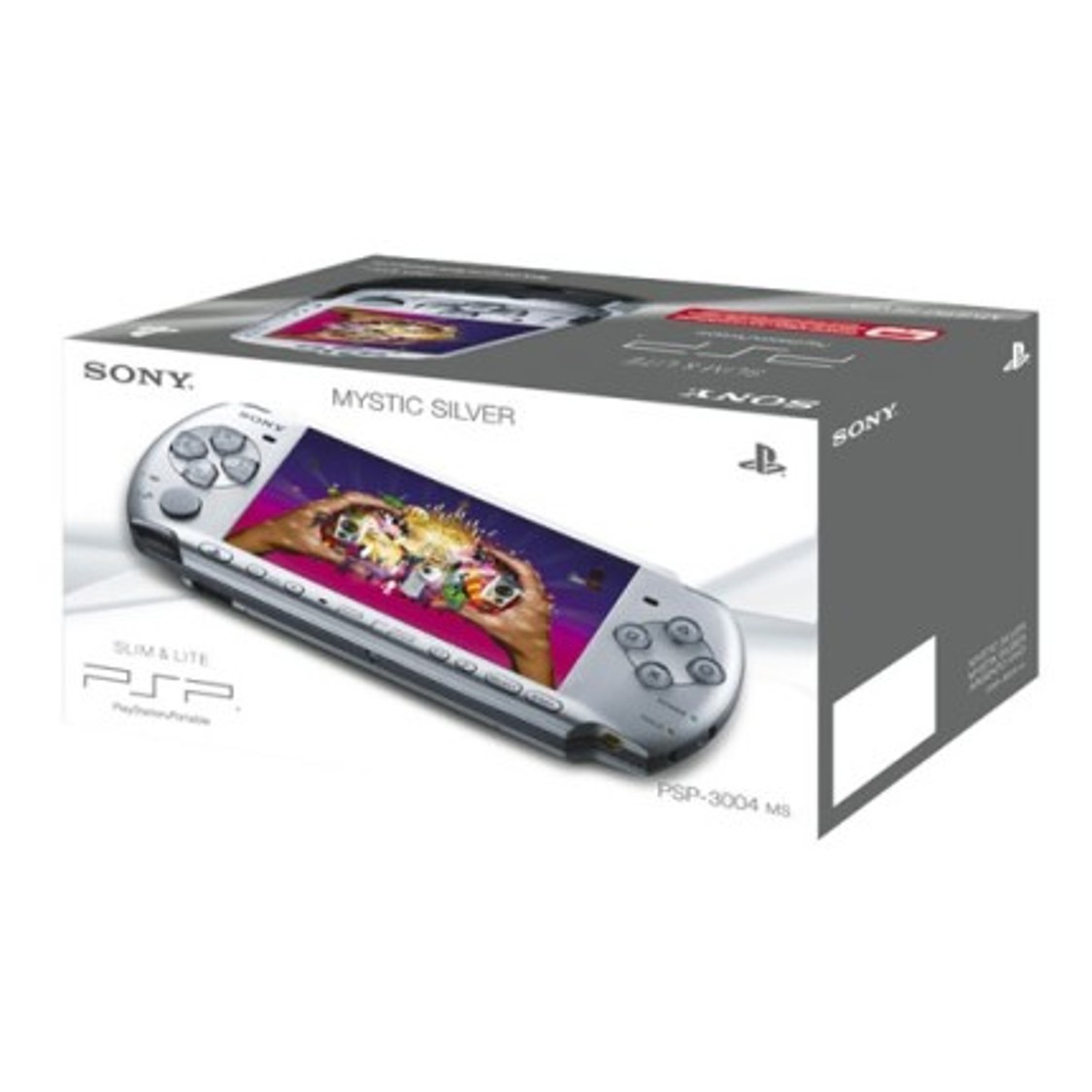 Playstation Portable PSP 3000 - Mystic Silver [Complete] - Playstation Portable Hardware