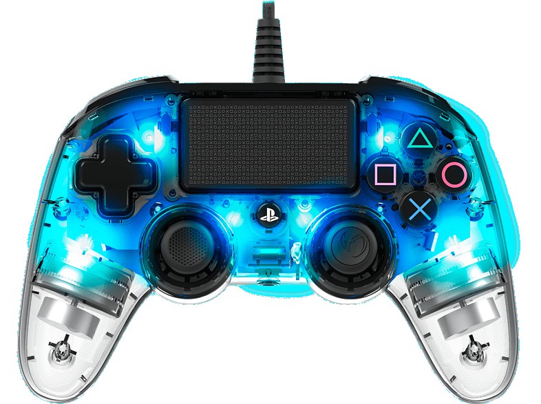 Nacon Compact Controller Wired - Crystal Blue - Playstation 4 Hardware