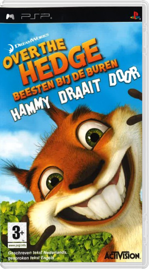 Over The Hedge: Beesten Bij De Buren Hammy Draait Door - Playstation Portable Games
