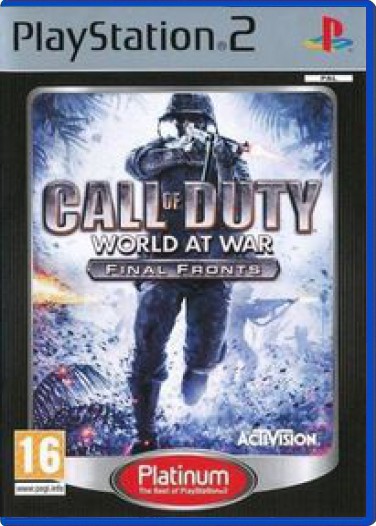 Call of Duty: World at War - Final Fronts (Platinum) - Playstation 2 Games