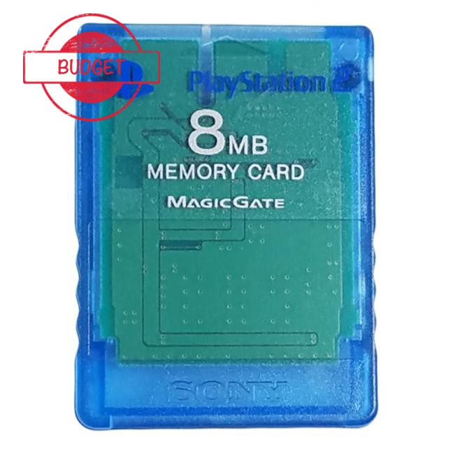 Originele Playstation 2 Memory Card - Blue (8MB) - Budget - Playstation 2 Hardware