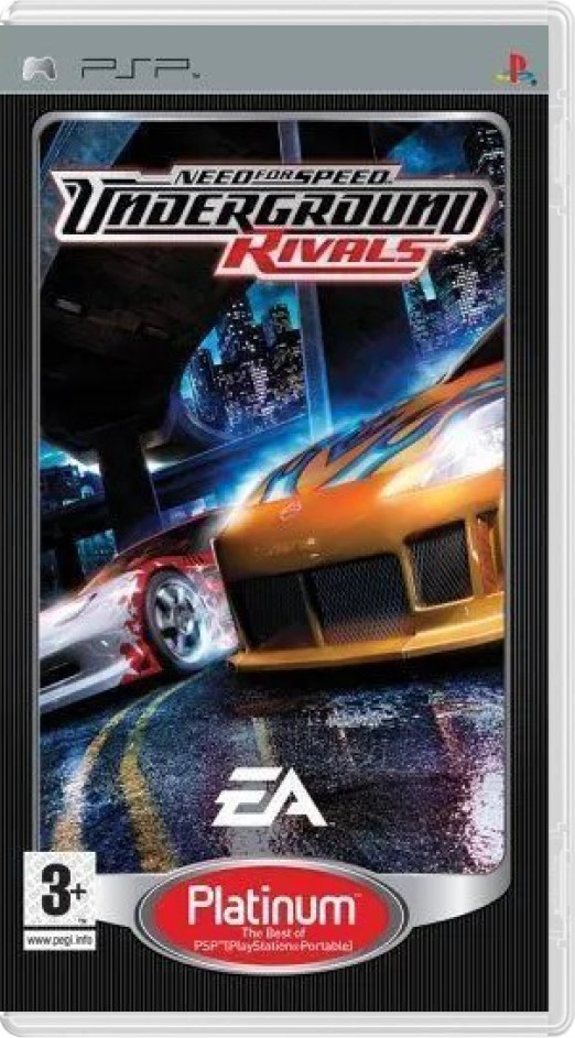 Need For Speed: Underground - Rivals (Platinum) - Playstation Portable Games