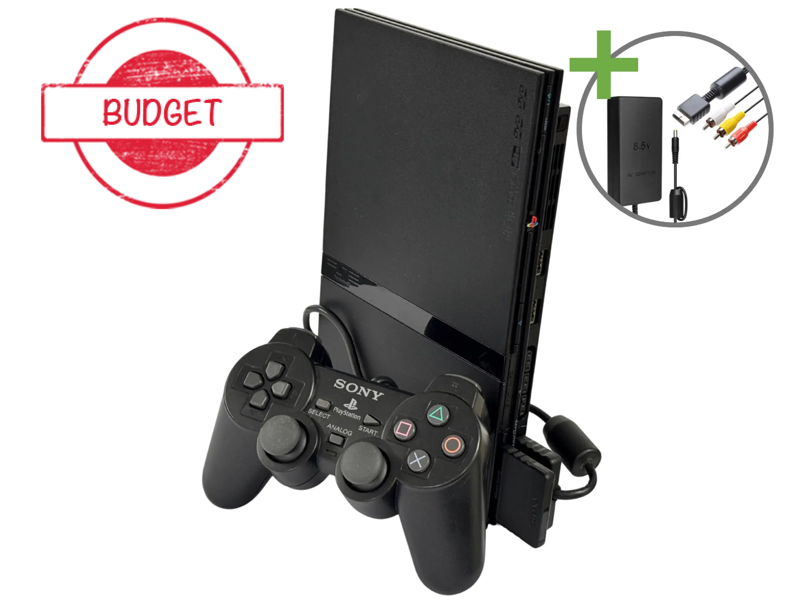 Sony PlayStation 2 Slim Starter Pack - Black Edition - Budget Kopen | Playstation 2 Hardware