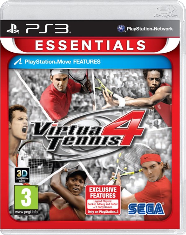 Virtua Tennis 4 (Essentials) - Playstation 3 Games