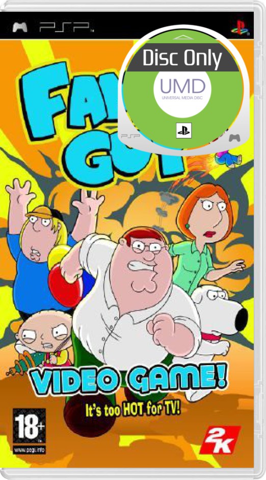 Family Guy Video Game! - Disc Only - Playstation Portable Games