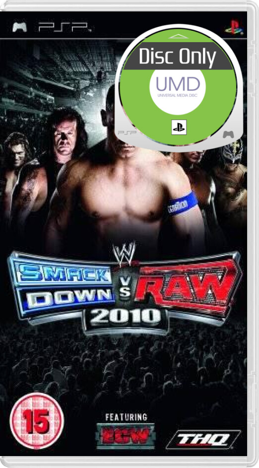 WWE SmackDown vs. Raw 2010 - Disc Only - Playstation Portable Games