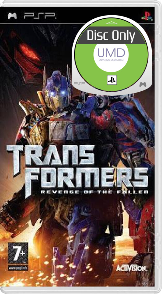 Transformers: Revenge of the Fallen - Disc Only - Playstation Portable Games