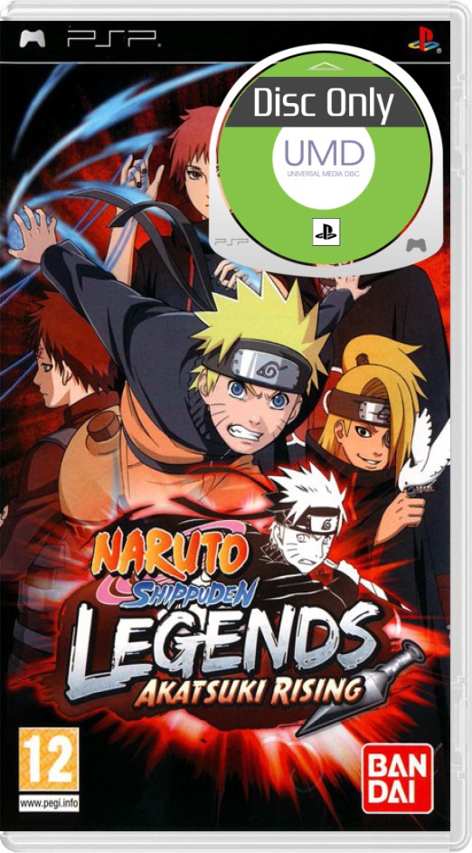 Naruto Shippuden: Legends: Akatsuki Rising - Disc Only - Playstation Portable Games