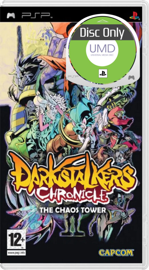 Darkstalkers Chronicle: The Chaos Tower - Disc Only - Playstation Portable Games