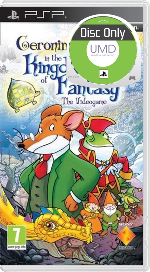 Geronimo Stilton in the Kingdom of Fantasy - Disc Only - Playstation Portable Games