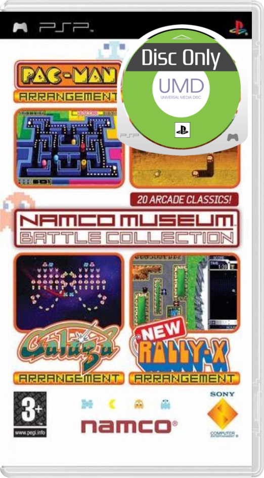Namco Museum Battle Collection - Disc Only - Playstation Portable Games