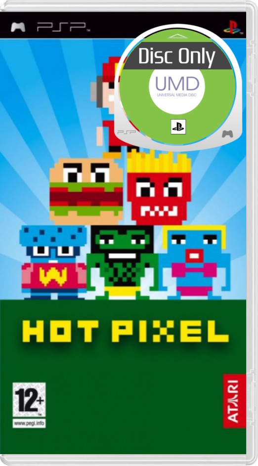 Hot Pixel - Disc Only - Playstation Portable Games