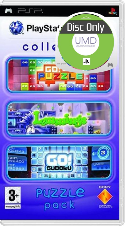 Playstation Network Collection - Puzzle Pack - Disc Only - Playstation Portable Games