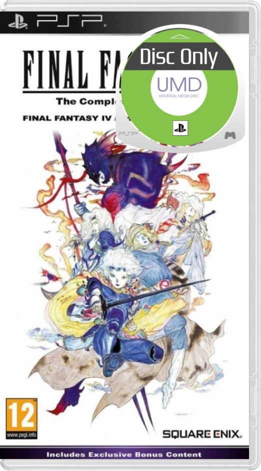 Final Fantasy IV The Complete Collection - Disc Only - Playstation Portable Games