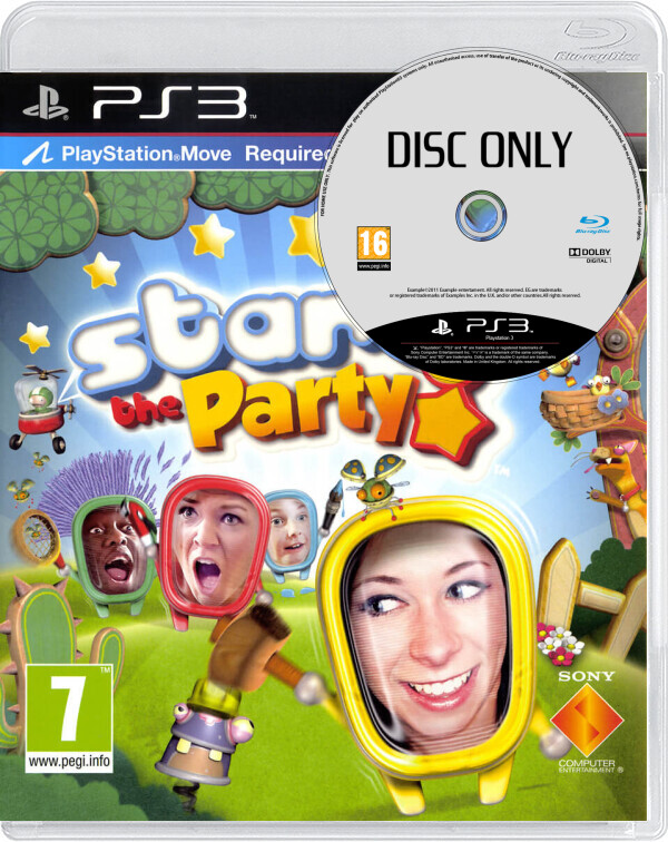Start the Party - Disc Only - Playstation 3 Games