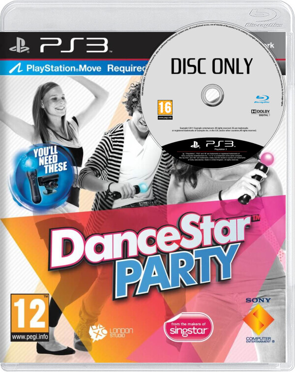 DanceStar Party - Disc Only - Playstation 3 Games