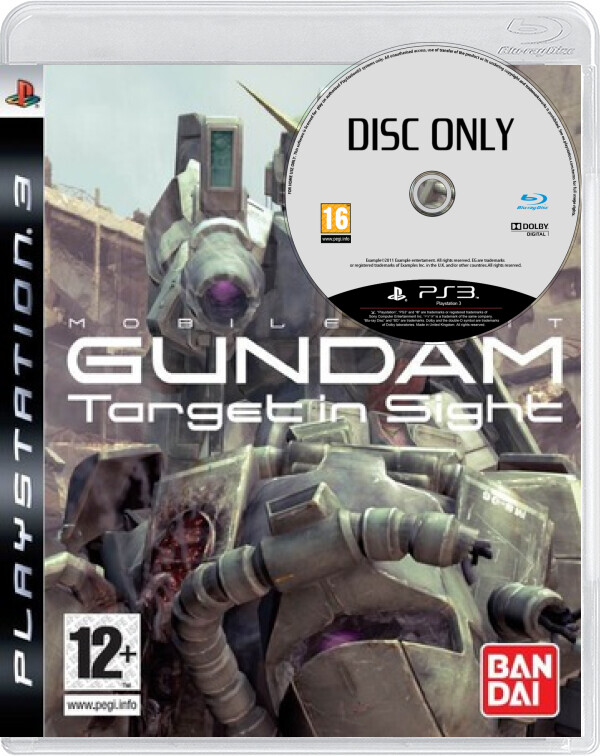 Mobile Suit Gundam: Target in Sight - Disc Only - Playstation 3 Games