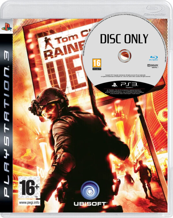 Tom Clancy's Rainbow Six: Vegas - Disc Only - Playstation 3 Games