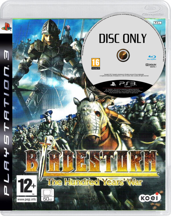 Bladestorm: The Hundred Years' War - Disc Only - Playstation 3 Games