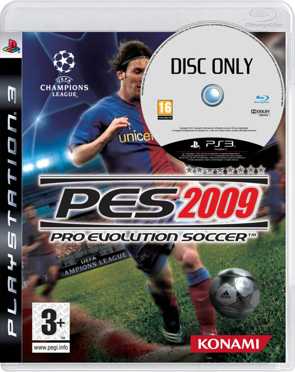 Pro Evolution Soccer 2009 - Disc Only - Playstation 3 Games