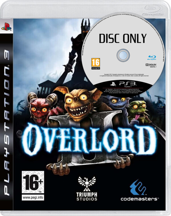 Overlord II - Disc Only - Playstation 3 Games