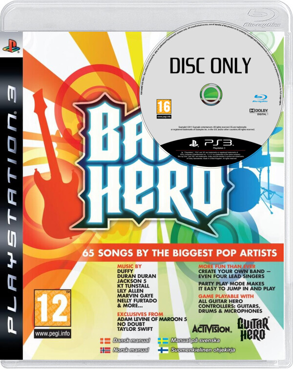 Band Hero - Disc Only - Playstation 3 Games