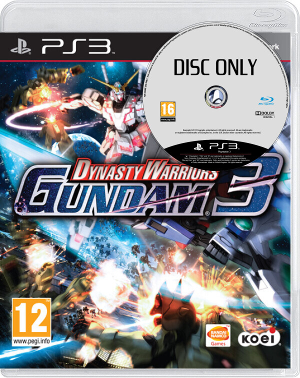 Dynasty Warriors: Gundam 3 - Disc Only - Playstation 3 Games