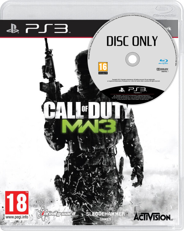 Call of Duty: Modern Warfare 3 - Disc Only - Playstation 3 Games
