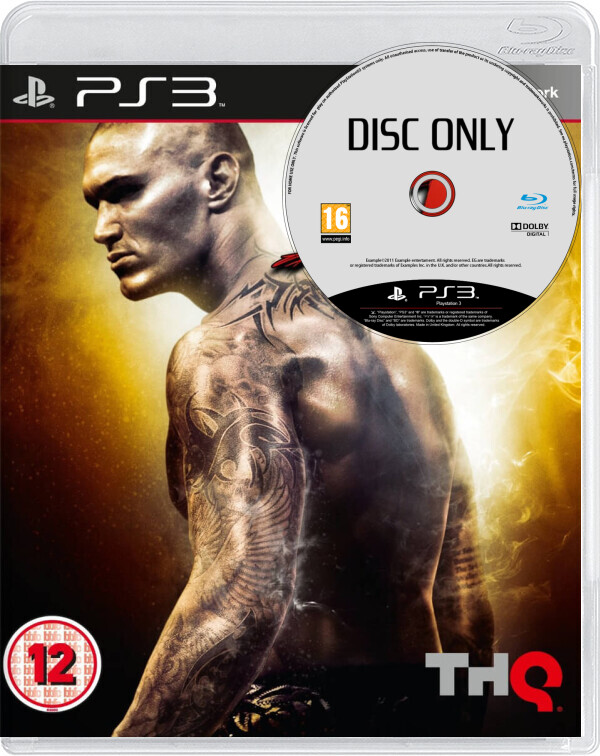 WWE '12 - Disc Only - Playstation 3 Games