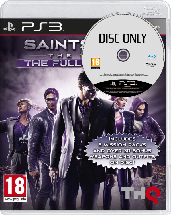 Saints Row: The Third - The Full Package - Disc Only - Playstation 3 Games