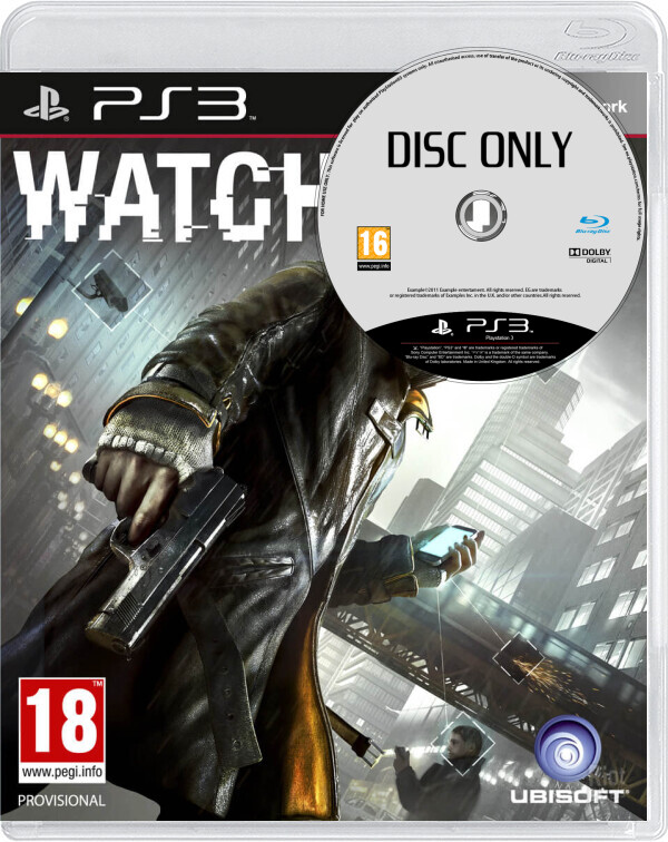 Watch Dogs - Disc Only - Playstation 3 Games