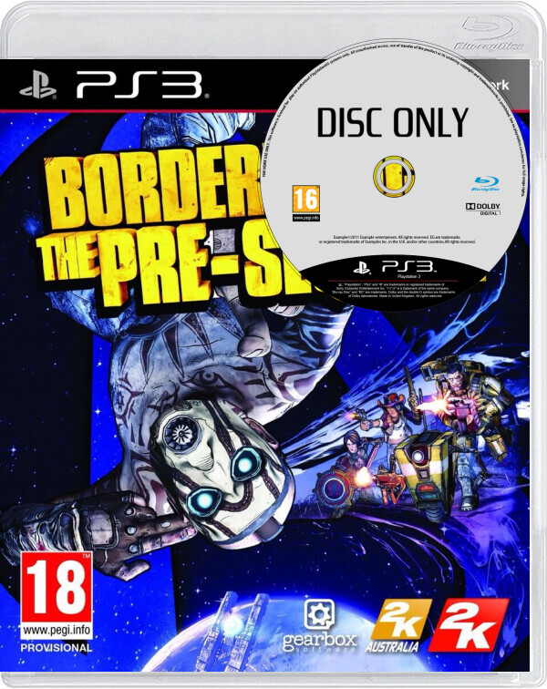 Borderlands: The Pre-Sequel - Disc Only - Playstation 3 Games