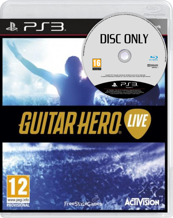 Guitar Hero Live - Disc Only - Playstation 3 Games