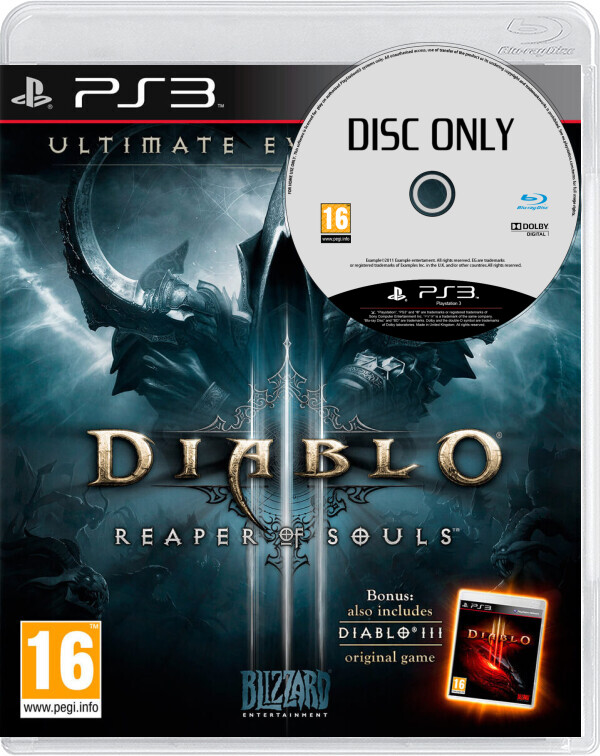 Diablo III: Reaper of Souls: Ultimate Evil Edition - Disc Only - Playstation 3 Games