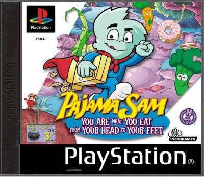 Pajama Sam - You Are What You Eat From Your Head to Your Feet - Playstation 1 Games
