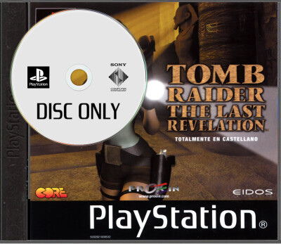 Tomb Raider IV: The Last Revelation - Disc Only - Playstation 1 Games