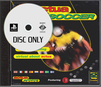 Actua Soccer - Disc Only - Playstation 1 Games