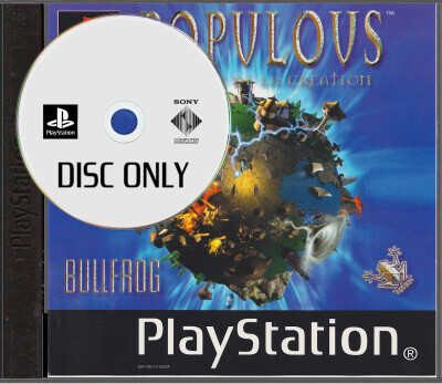 Populous: The Beginning - Disc Only - Playstation 1 Games