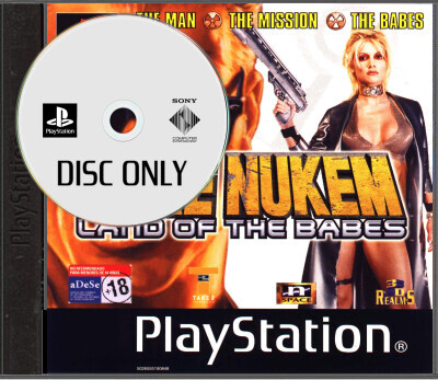 Duke Nukem: Land of the Babes - Disc Only - Playstation 1 Games