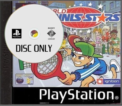 World Tennis Stars - Disc Only - Playstation 1 Games