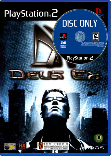 Deus Ex - Disc Only - Playstation 2 Games