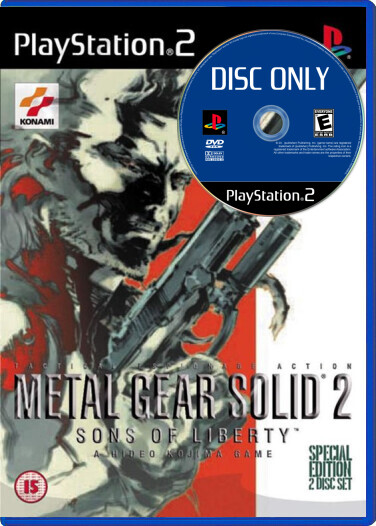 Metal Gear Solid 2: Sons of Liberty - Disc Only - Playstation 2 Games