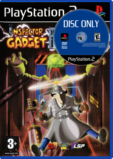 Inspector Gadget: Mad Robots Invasion - Disc Only - Playstation 2 Games