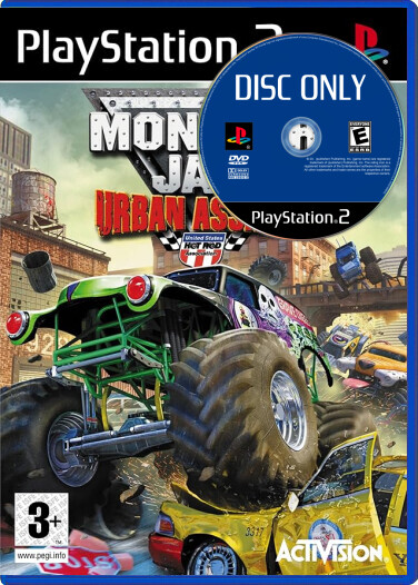 Monster Jam: Urban Assault - Disc Only - Playstation 2 Games
