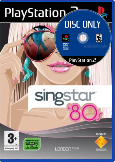 Singstar '80s - Disc Only - Playstation 2 Games