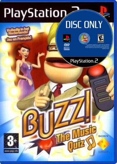 Buzz! The Music Quiz - Disc Only - Playstation 2 Games