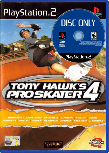 Tony Hawk's Pro Skater 4 - Disc Only - Playstation 2 Games