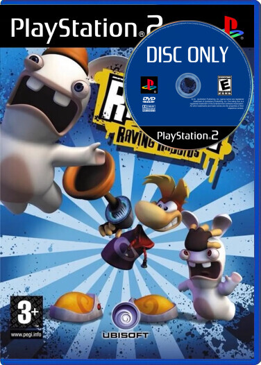 Rayman: Raving Rabbids - Disc Only - Playstation 2 Games