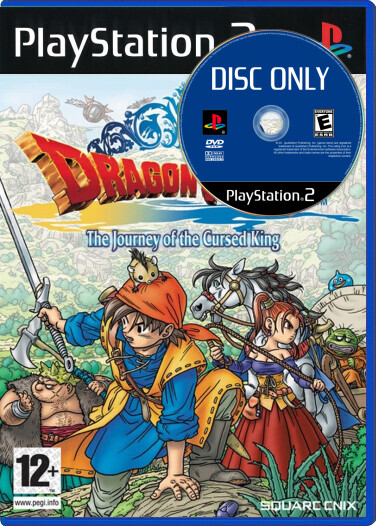 Dragon Quest - The Journey of the Cursed King - Disc Only - Playstation 2 Games